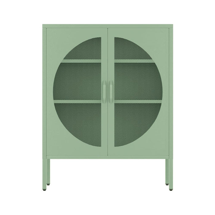 Artissin Buffet Sideboard Metal Locker Display Cabinet