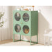 Artissin Buffet Sideboard Metal Locker Display Shelves
