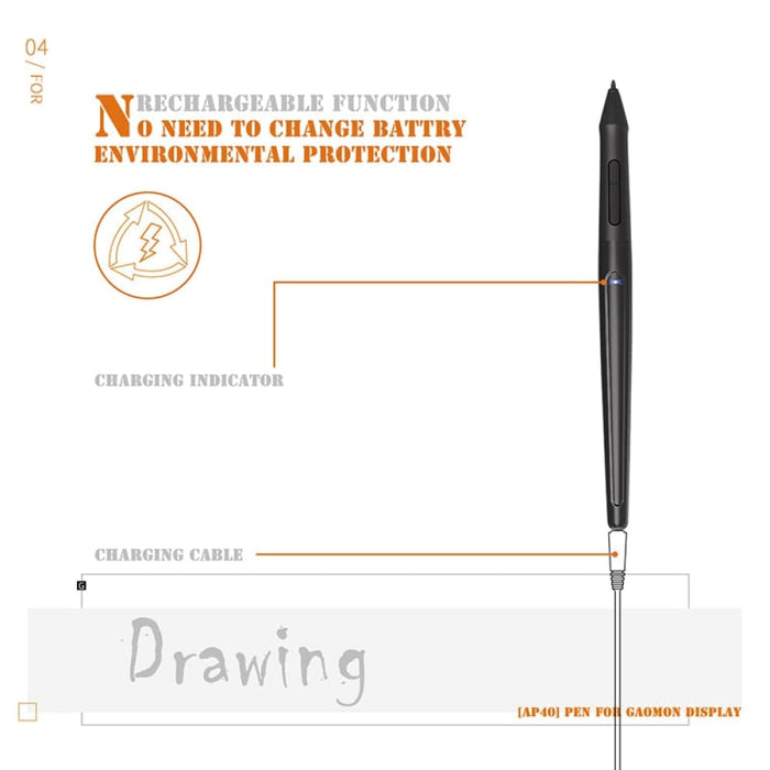 Artpaint Ap40 Wireless Art Stylus Rechargeable Pen