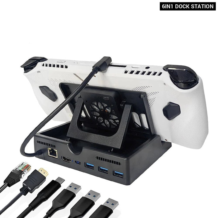 Asus Rog Ally Docking Station with Cooling Fan Hdmi 2.0 4k