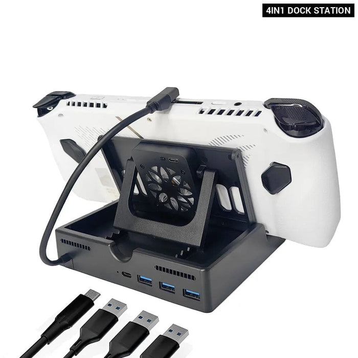 Asus Rog Ally Docking Station with Cooling Fan Hdmi 2.0 4k