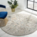 Aubre Contemporary Area Rug Taupe 160x160
