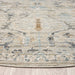Aubre Contemporary Area Rug Taupe 190x190
