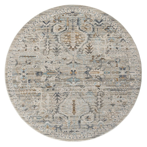 Aubre Contemporary Area Rug Taupe 190x190