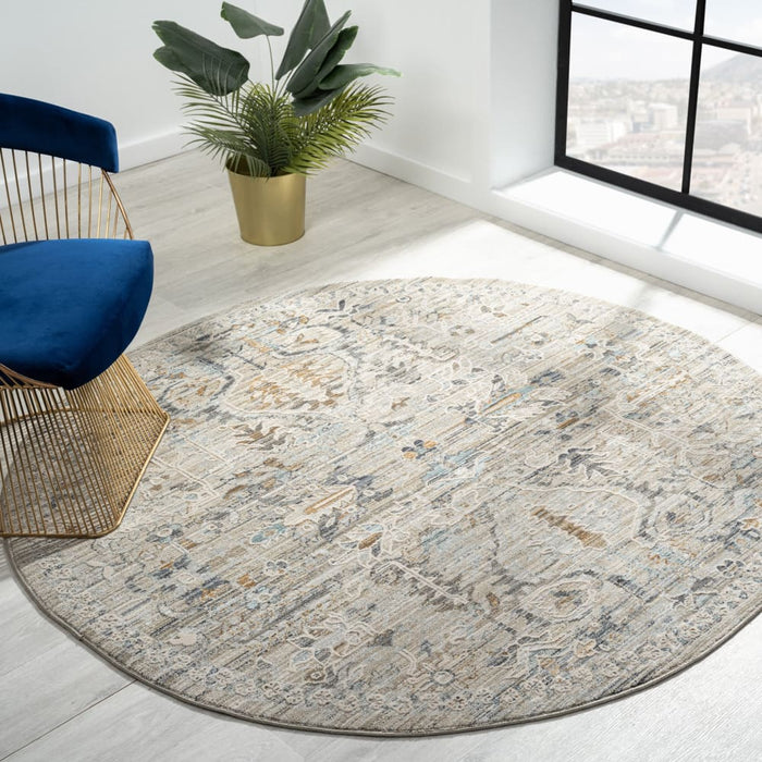Aubre Contemporary Area Rug Taupe 80x300