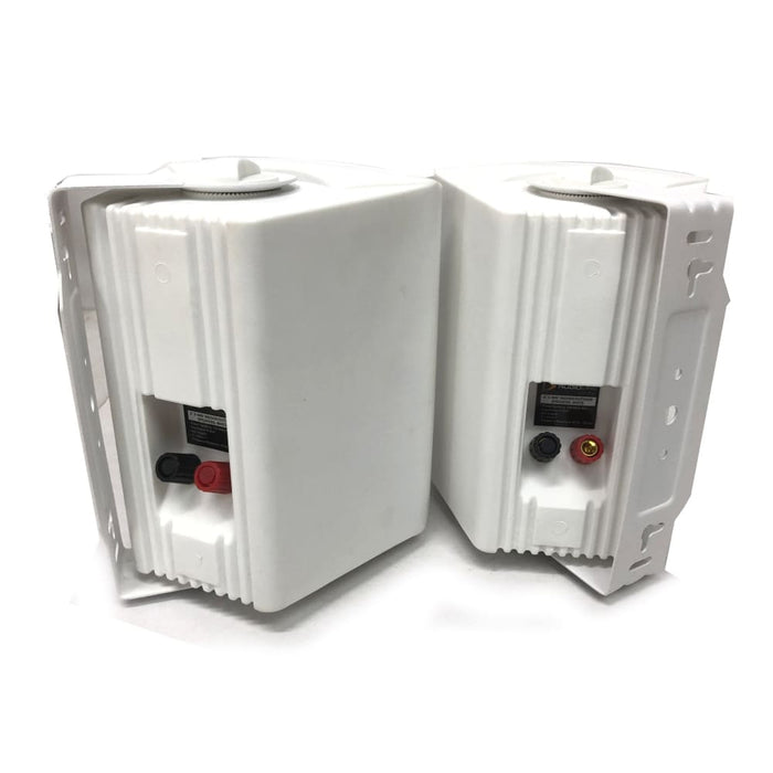 New Audioline Indoor Outdoor Speaker Pair 3-way 4\’