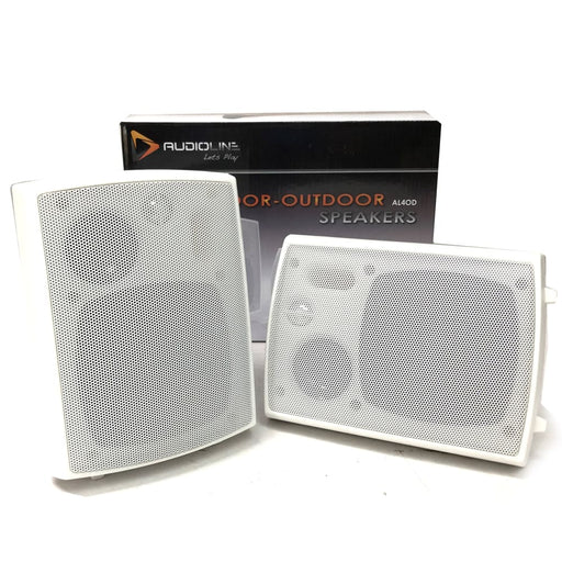 New Audioline Indoor Outdoor Speaker Pair 3 - way 4\’