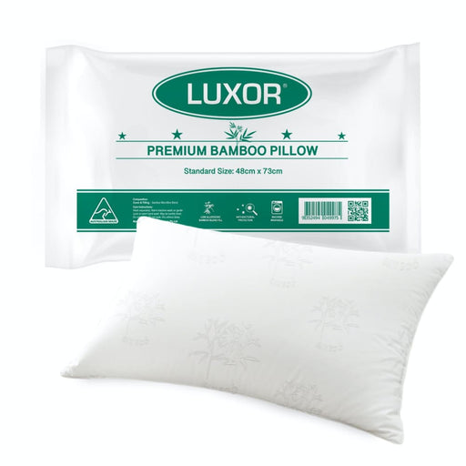 Australian Made Bamboo Cooling Pillow Standard Size Single