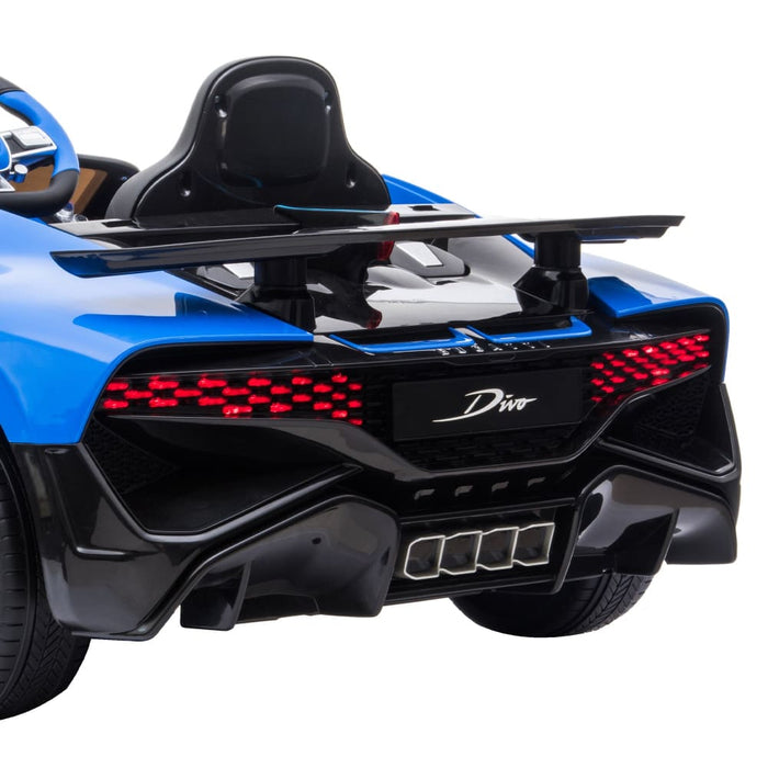 Authorized Bugatti Divo Kids Electric Ride On Car - Blue