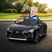 Authorized Lexus Lc 500 Kids Electric Ride On Car - Black