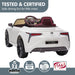 Authorized Lexus Lc 500 Kids Electric Ride On Car - White
