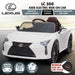 Authorized Lexus Lc 500 Kids Electric Ride on Car - White