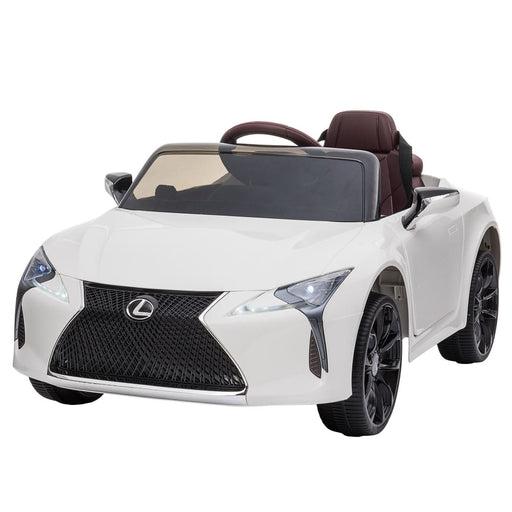 Authorized Lexus Lc 500 Kids Electric Ride on Car - White