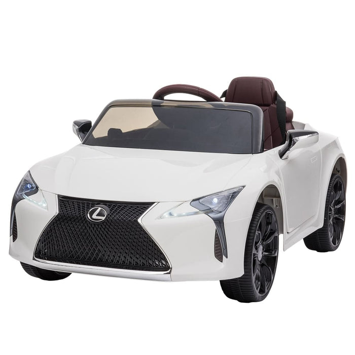 Authorized Lexus Lc 500 Kids Electric Ride on Car - White