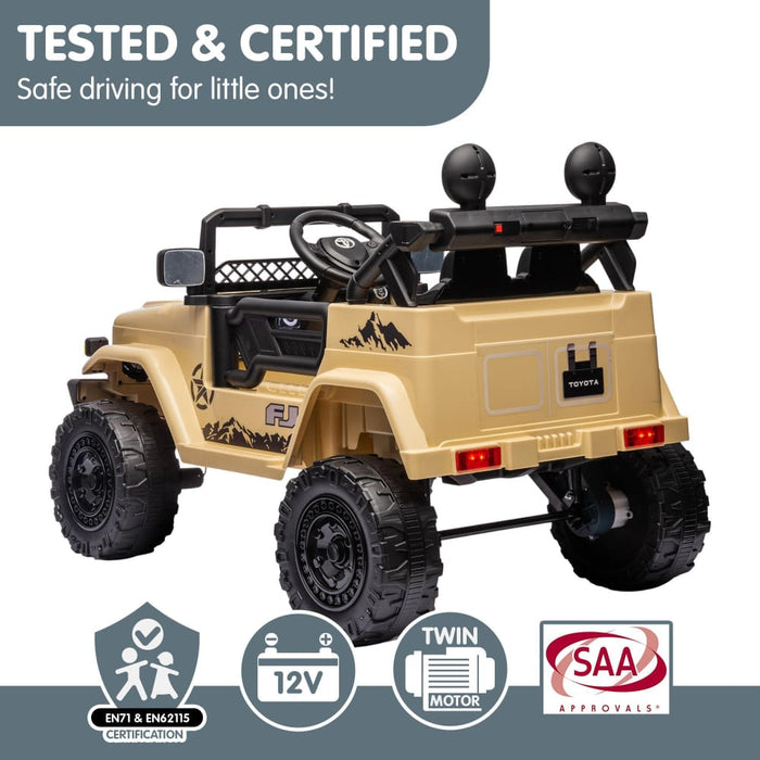 Authorized Toyota Fj Cruiser Kids Electric Ride on Car