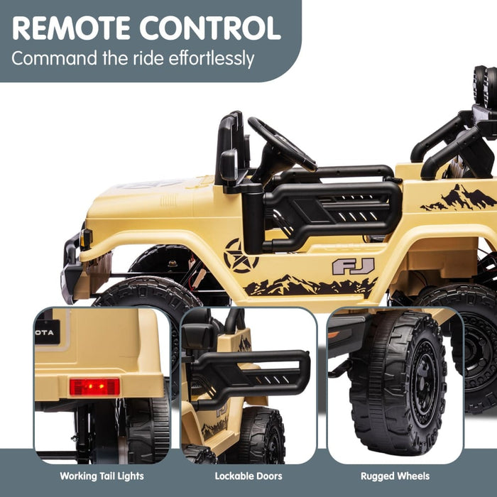 Authorized Toyota Fj Cruiser Kids Electric Ride on Car