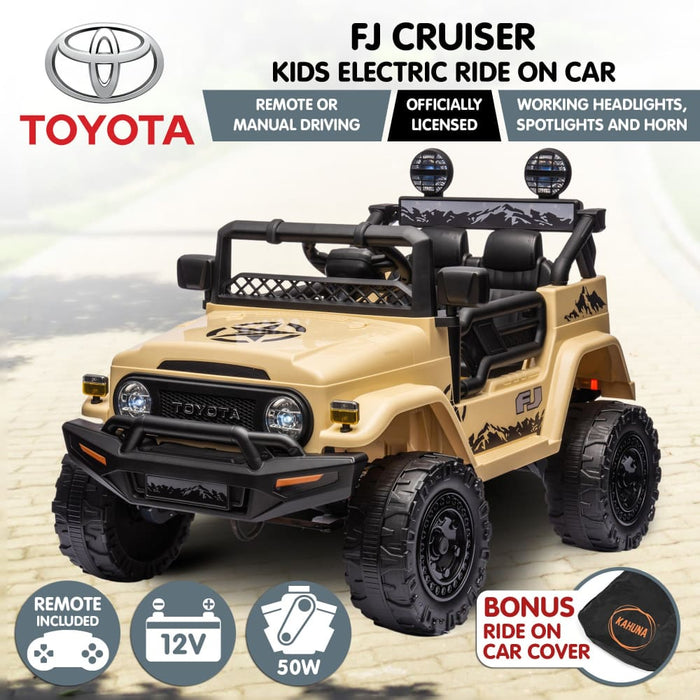 Authorized Toyota Fj Cruiser Kids Electric Ride on Car