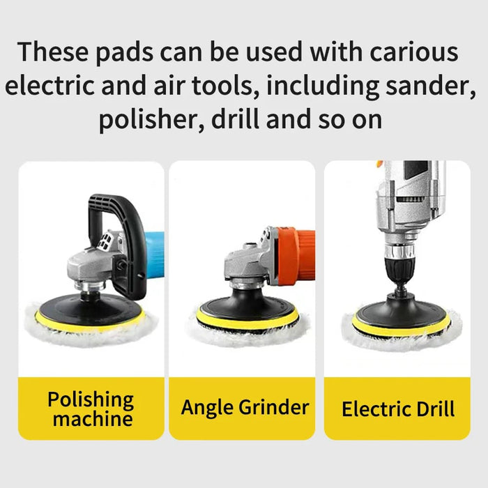 Auto Polisher Kit 4/5/6 Pads for Car Care