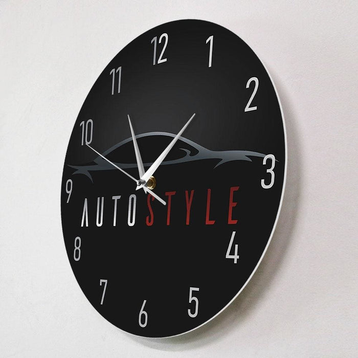 Auto Style Driving Car Logo Modern Silent Wall Clock Sports