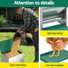 Automatic Chicken Feeder Port Coop Chick Poultry Treadle