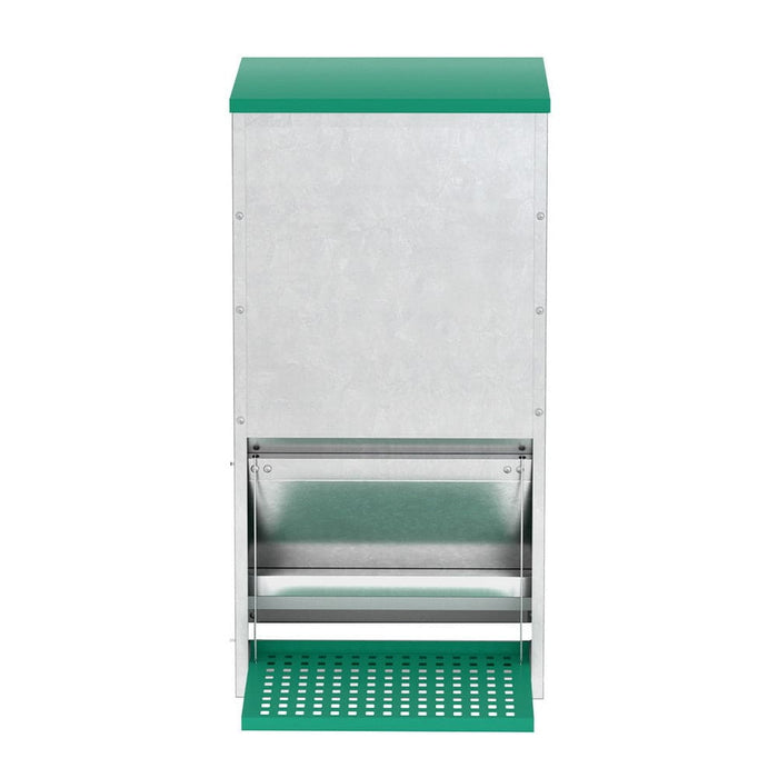 Automatic Chicken Feeder Port Coop Chick Poultry Treadle