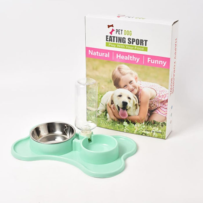 Automatic & Easy Install Pet Water Food Bowl For Dogs Feeder
