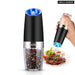 Automatic Electric Adjustable Salt and Pepper Grinder Set