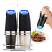 Automatic Electric Adjustable Salt and Pepper Grinder Set