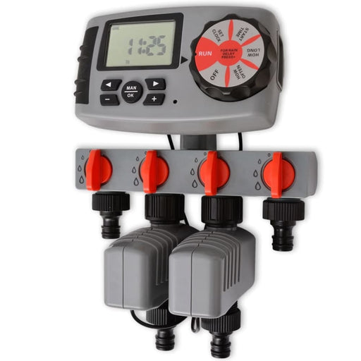 Automatic Irrigation Timer with 4 Stations 3 v Axtpx