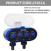 Automatic Two Outlet Four Dials Water Timer Controller