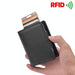 Automatic Pop Up Rfid Blocking Short Wallet