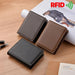 Automatic Pop Up Rfid Blocking Short Wallet