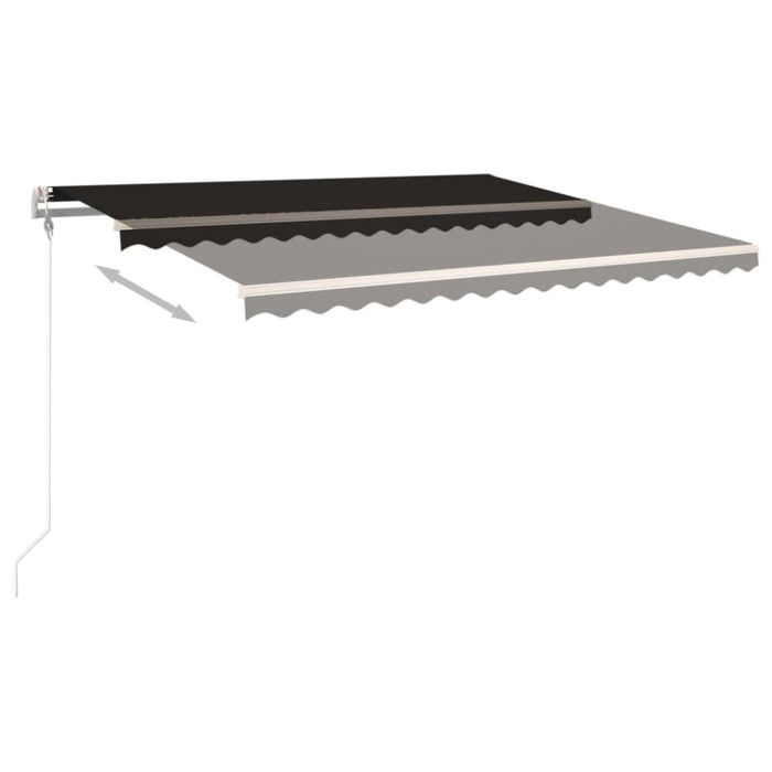 Automatic Retractable Awning 400x300 Cm Anthracite Tbkpipl