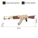 Automatic Rifle Ak47 3d Wooden Gun Funny Diy Building Block