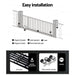 Automatic Sliding Gate Opener Kit 10w Solar Panel Electric