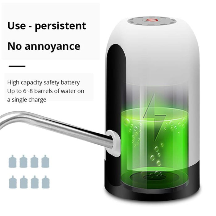Automatic Water Bottle Pump Usb Charging One Button Switch