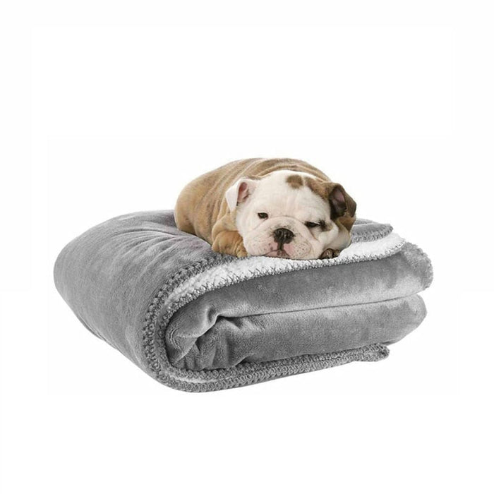 Autumn Winter Fleece Waterproof Pet Bed Mat Cover for Small