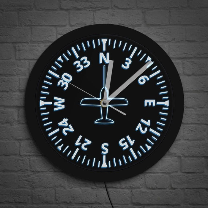 Aviation Led Wall Clock