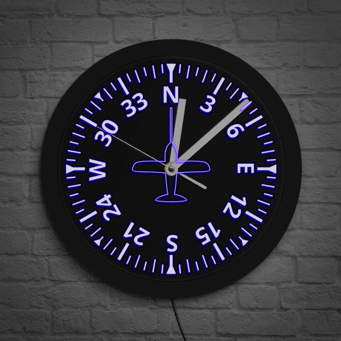 Aviation Led Wall Clock