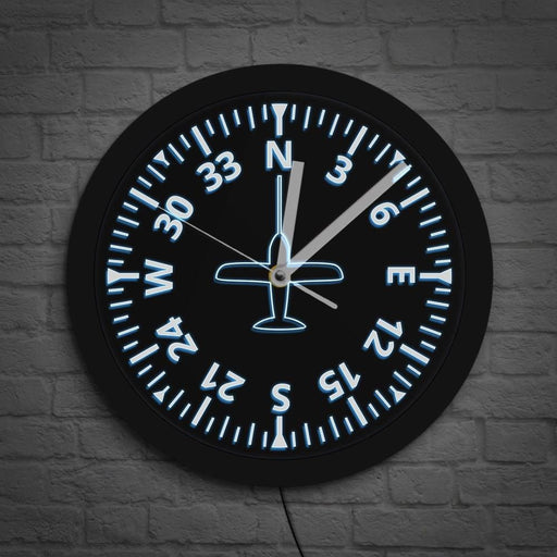 Aviation Led Wall Clock
