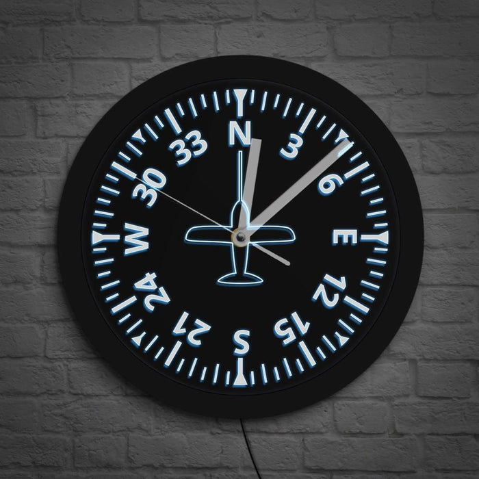 Aviation Led Wall Clock