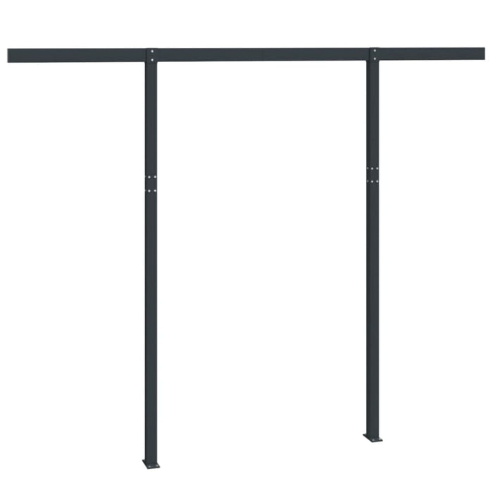 Awning Post Set Anthracite 300x245 Cm Iron Topbkk