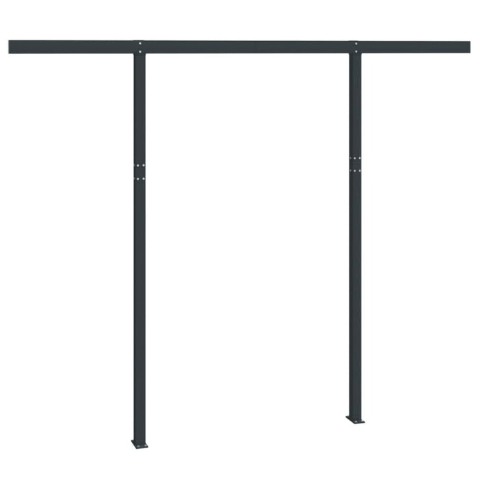 Awning Post Set Anthracite 300x245 Cm Iron Topbkk
