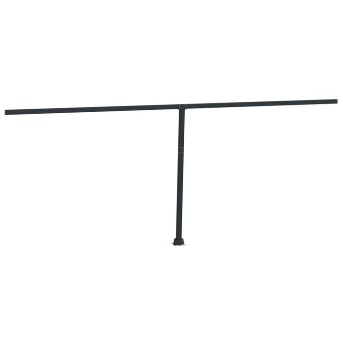 Awning Post Set Anthracite 600x245 Cm Iron Topbkn