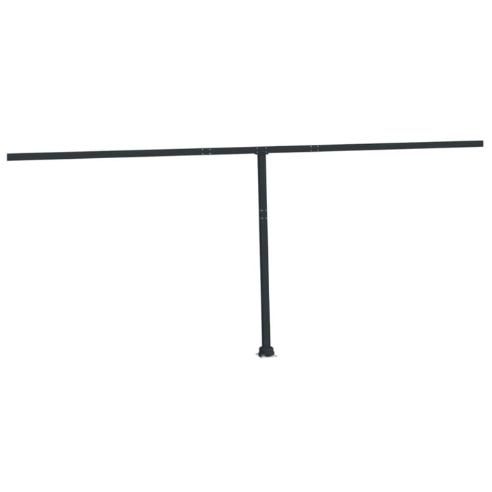 Awning Post Set Anthracite 600x245 Cm Iron Topbkn