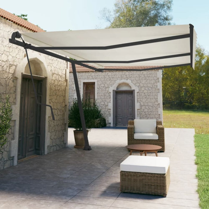 Awning Post Set Anthracite 600x245 Cm Iron Topbkn