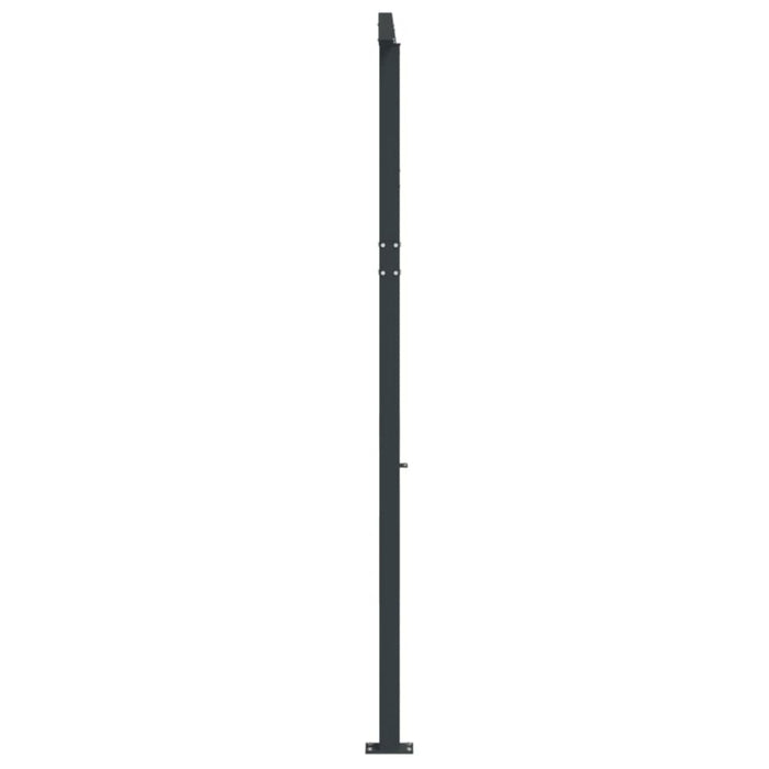 Awning Post Set Anthracite 600x245 Cm Iron Topobo