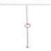 Awning Post Set White 300x245 Cm Iron Topbkb