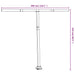 Awning Post Set White 300x245 Cm Iron Topbkb