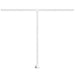 Awning Post Set White 300x245 Cm Iron Topbkb